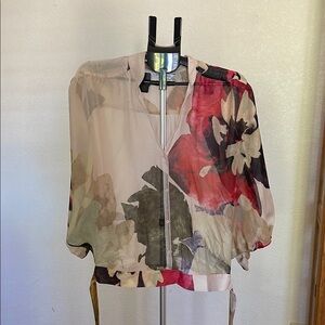 Zara Multicolor Floral Blouse